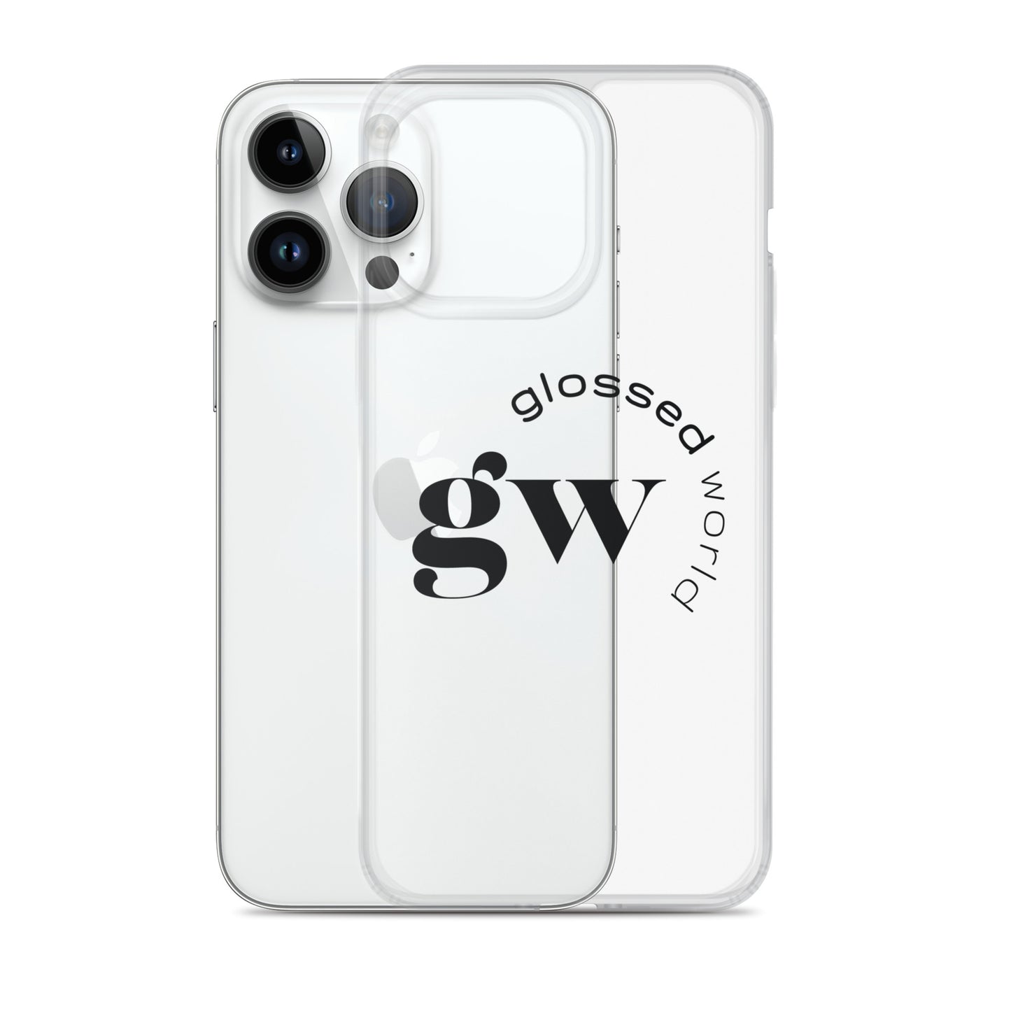 Glossed World Clear Case for iPhone®