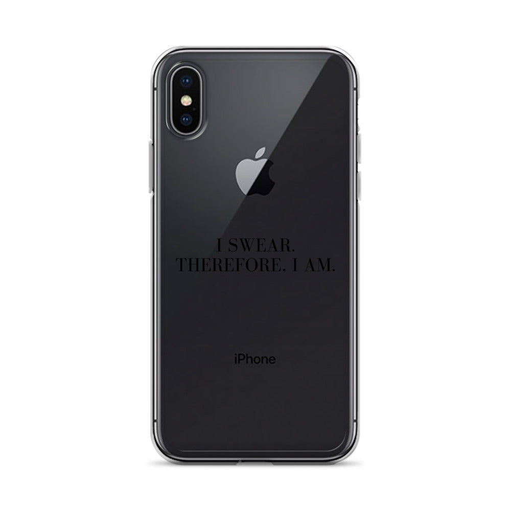 I Swear, Therefore I am Clear Case for iPhone®