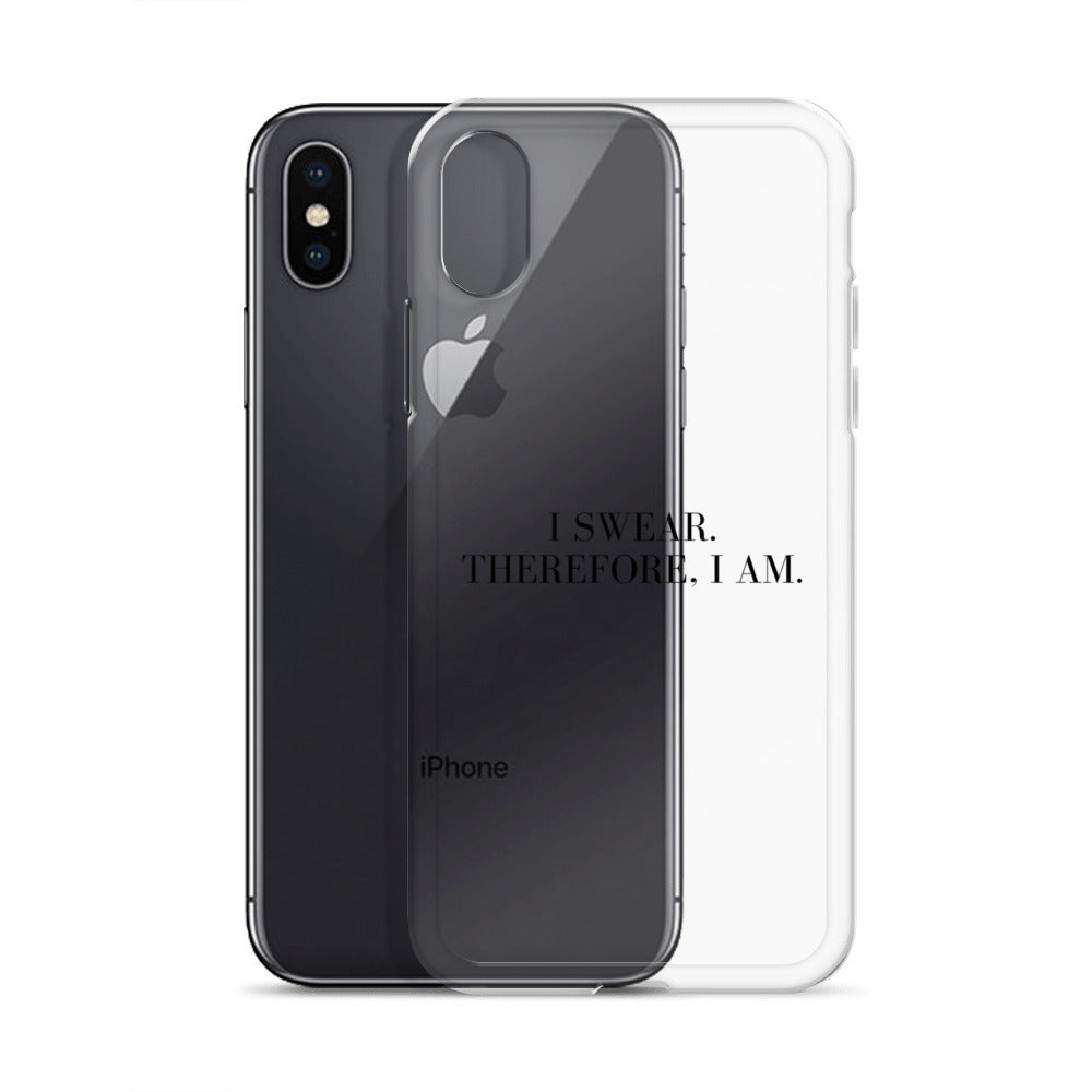 I Swear, Therefore I am Clear Case for iPhone®