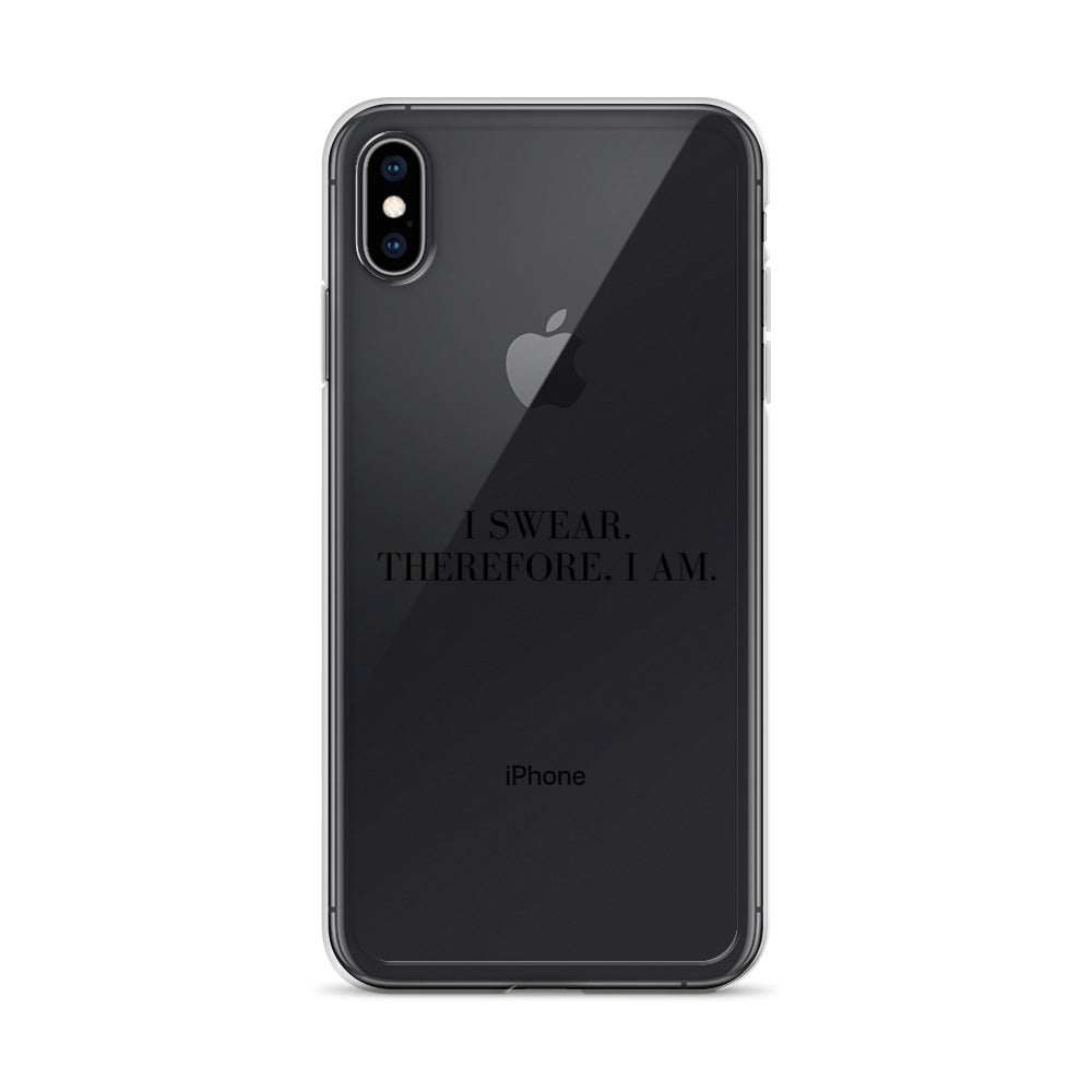 I Swear, Therefore I am Clear Case for iPhone®