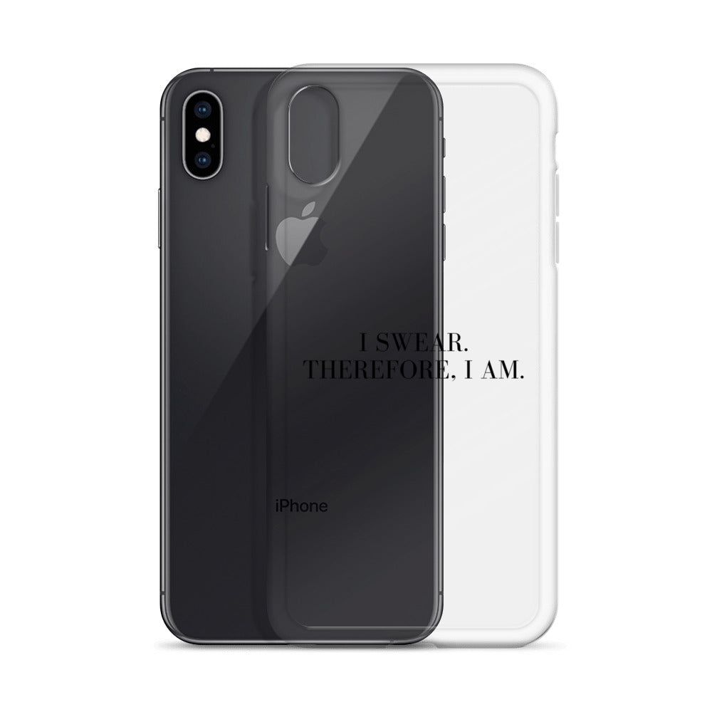 I Swear, Therefore I am Clear Case for iPhone®