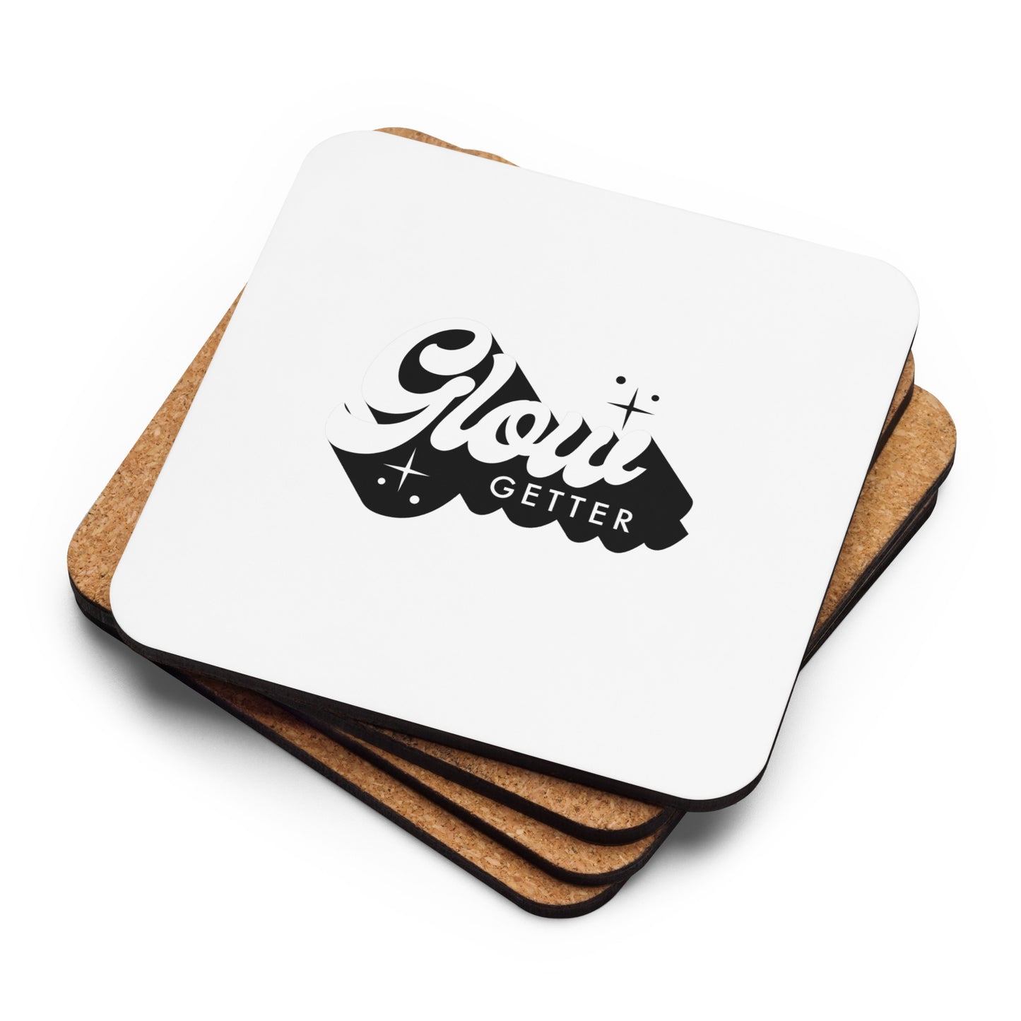 Glowgetter Cork-back coaster