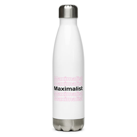 Maximalist Stainless Steel Water Bottle