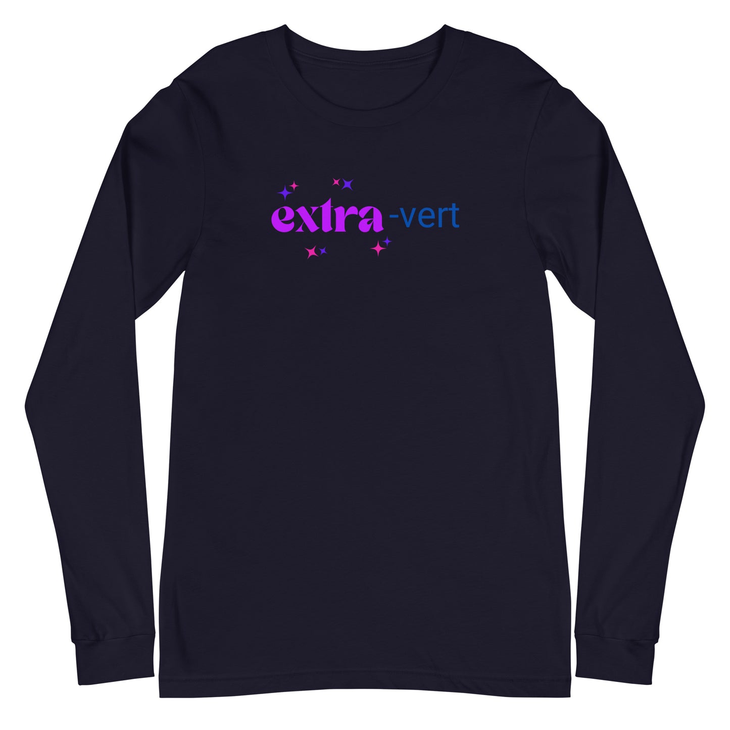 Extra-vert Unisex Long Sleeve Tee