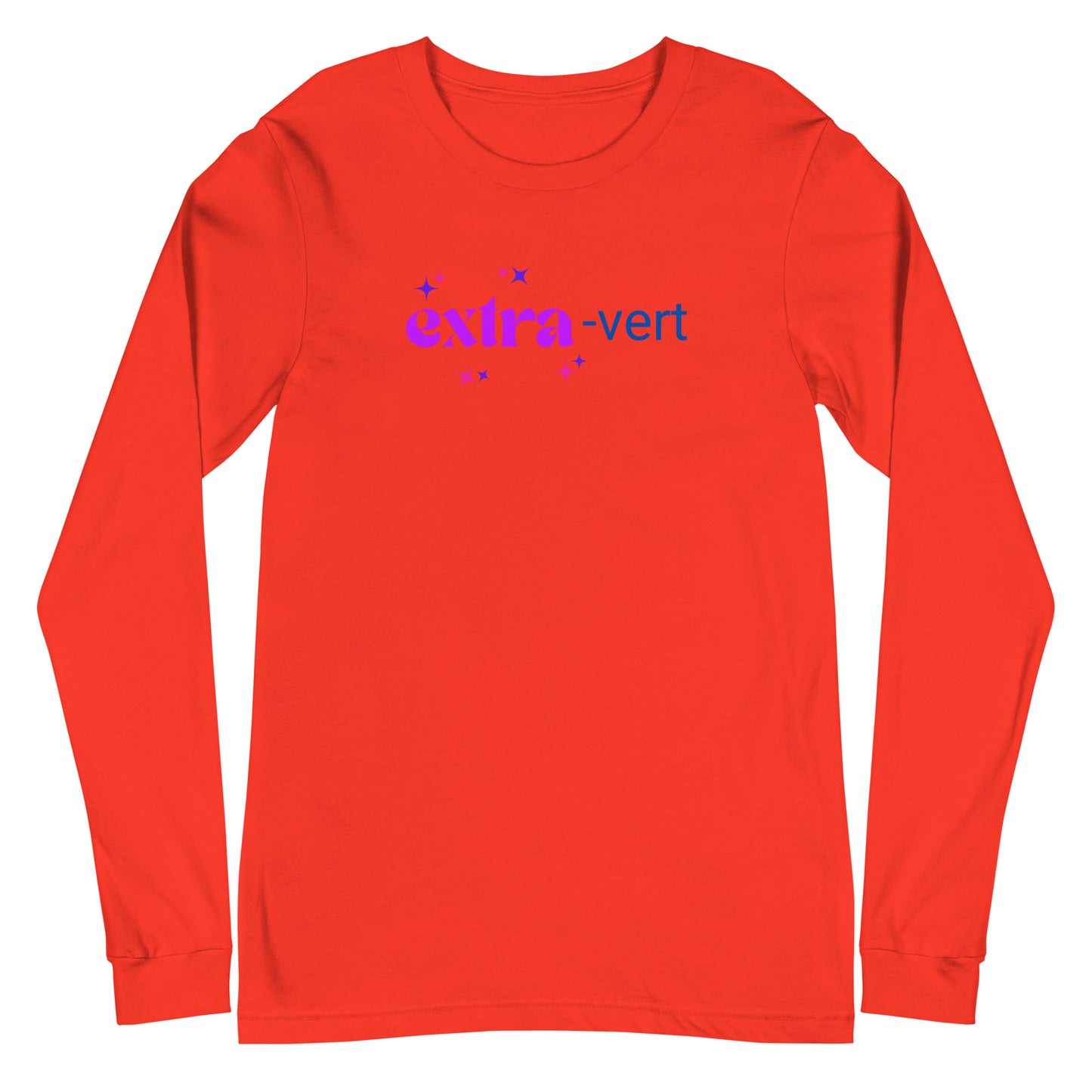 Extra-vert Unisex Long Sleeve Tee