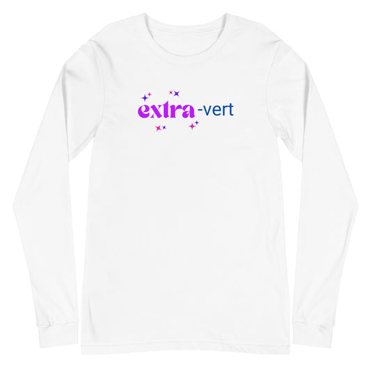 Extra-vert Unisex Long Sleeve Tee