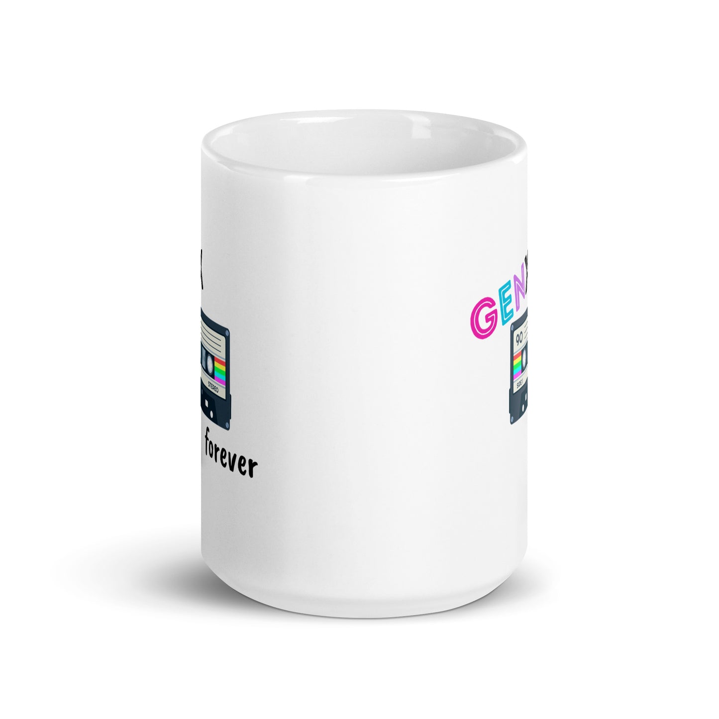 GenX Forever White glossy mug