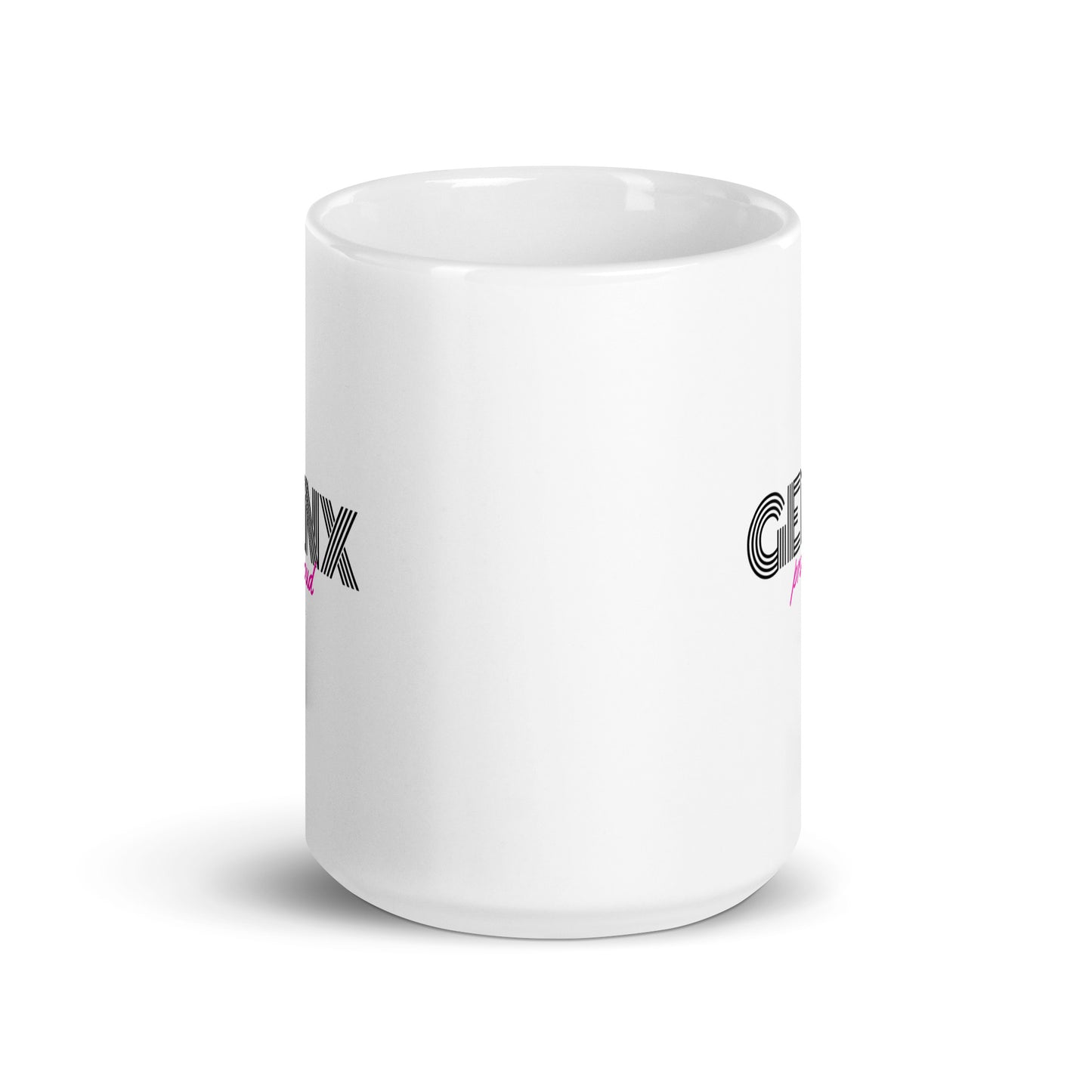 GenX Proud White glossy mug