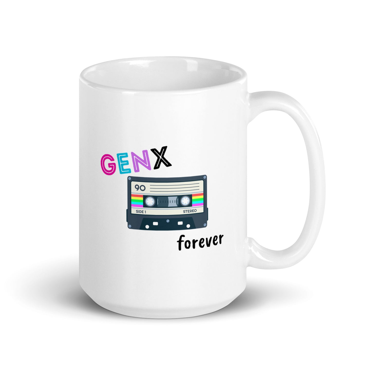 GenX Forever White glossy mug