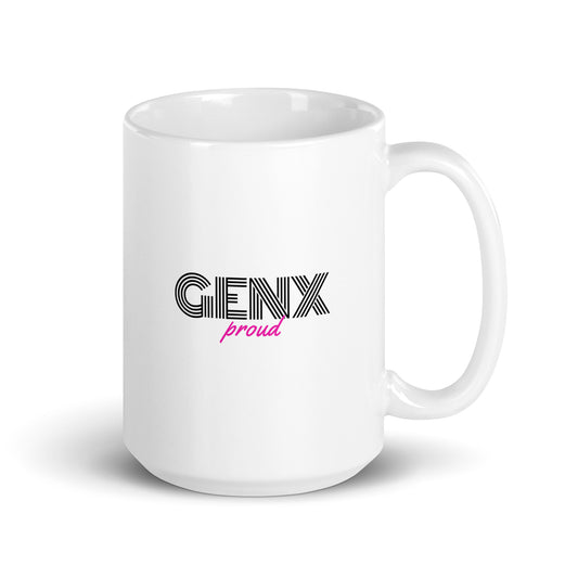 GenX Proud White glossy mug