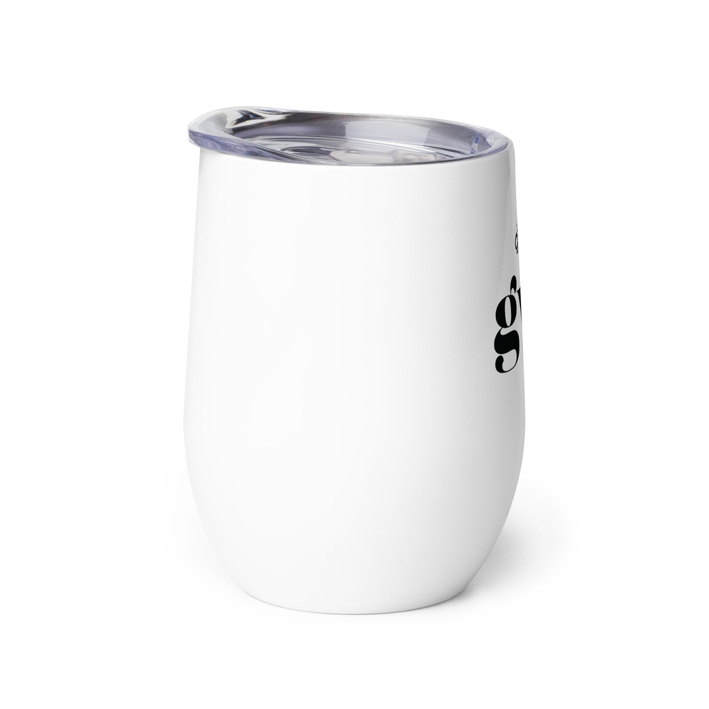 Glossed World Wine tumbler